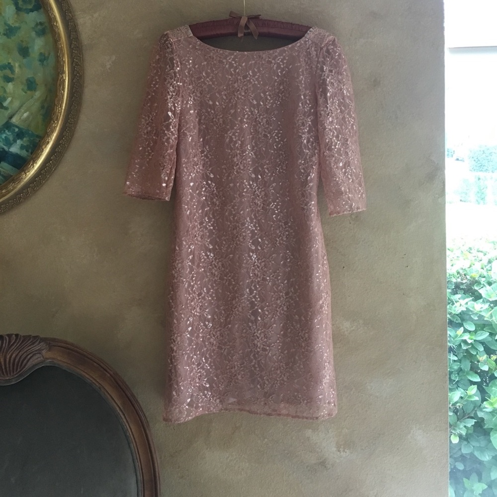 Dusty Pink jewel dress